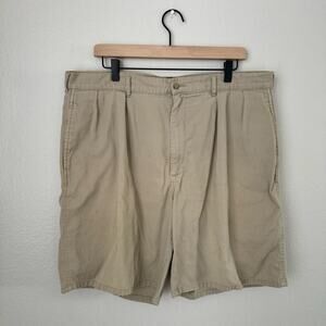 Vintage Polo Ralph Lauren Men's Brown Cargo Short Khaki Cotton 9" Inseam Size 38